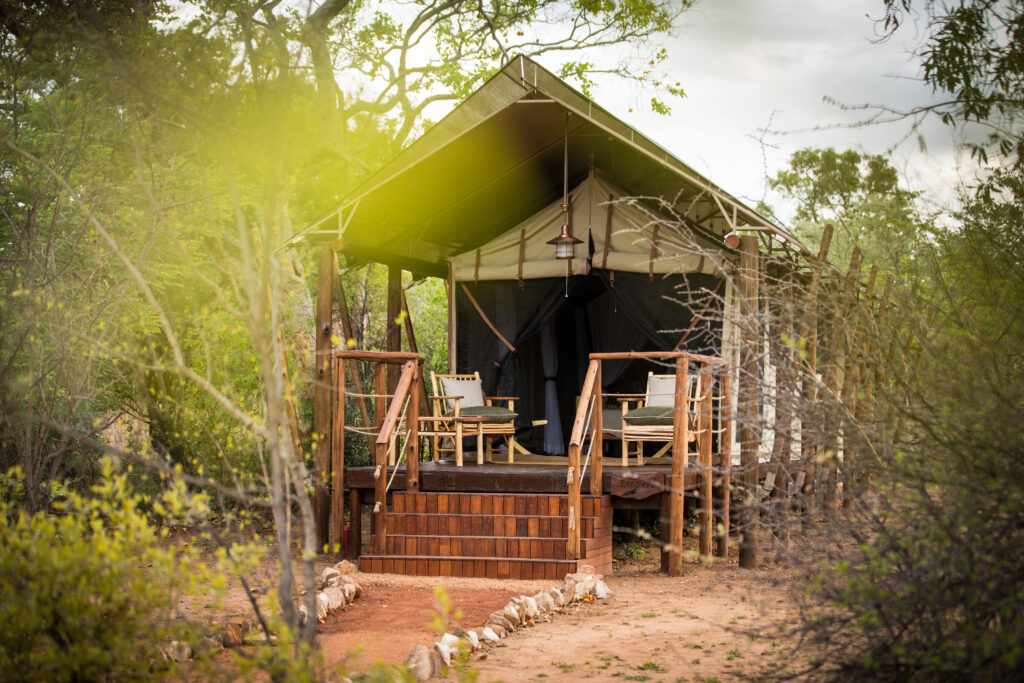 Luxury tent at Kwafubesi Tented Safari Camp